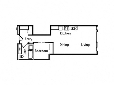 floor plan photo of the station at riverfront park in denver, co